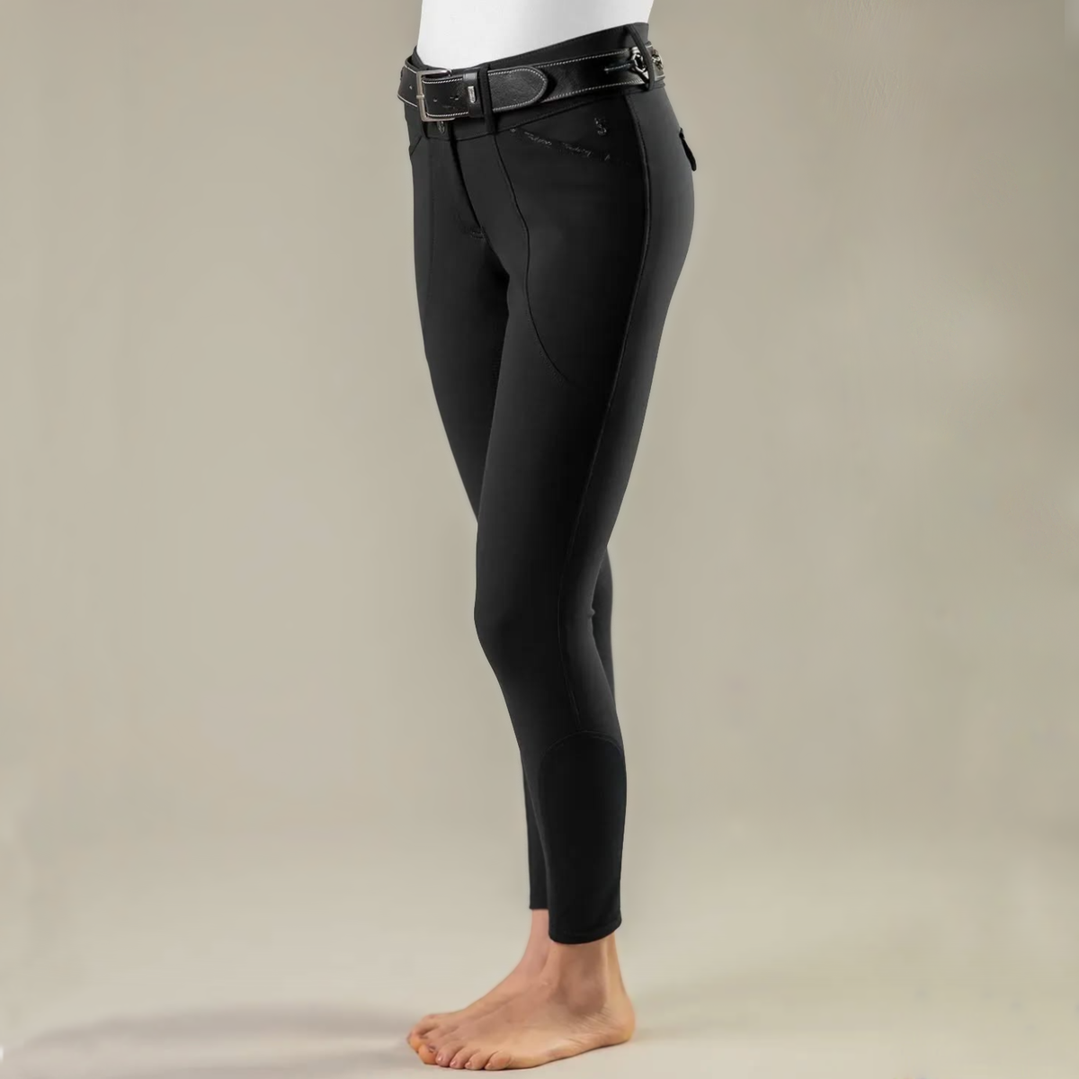 Tredstep Trace Knee Patch Breech, Black