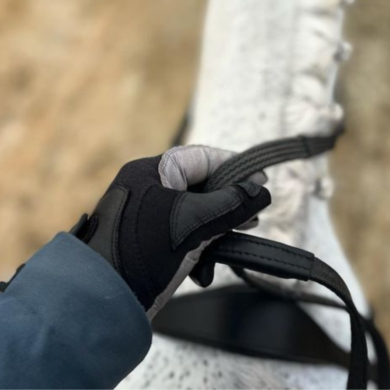 Oil-Tac CopperTech Leather Premium Riding Gloves