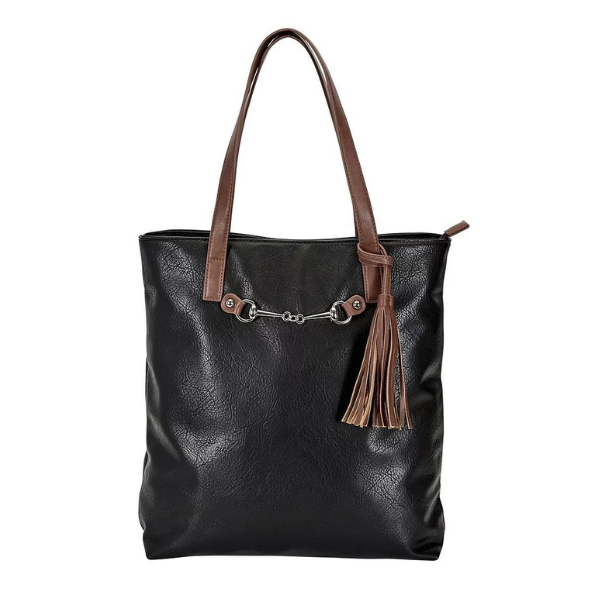 AWST Int'l "Snaffle Bit" Tote Bag with Tassel