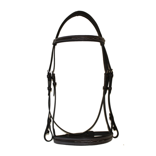 Royal Highness Double Stitch Leather Bridle