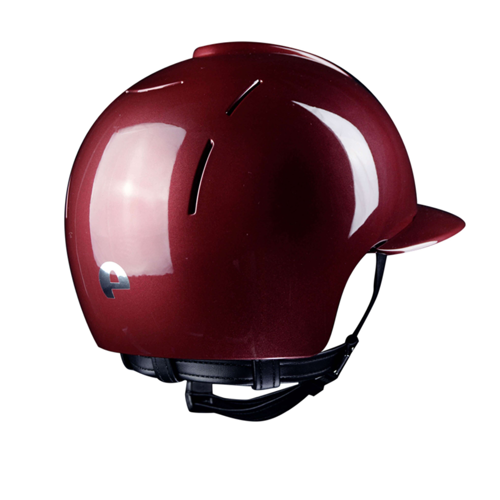 KEP Cromo Smart Polish Helmet, Bordeaux with Beige Harness