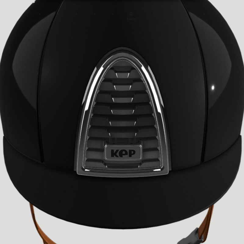 KEP Cromo 2.0 Polish/Textile Helmet with Beige Harness