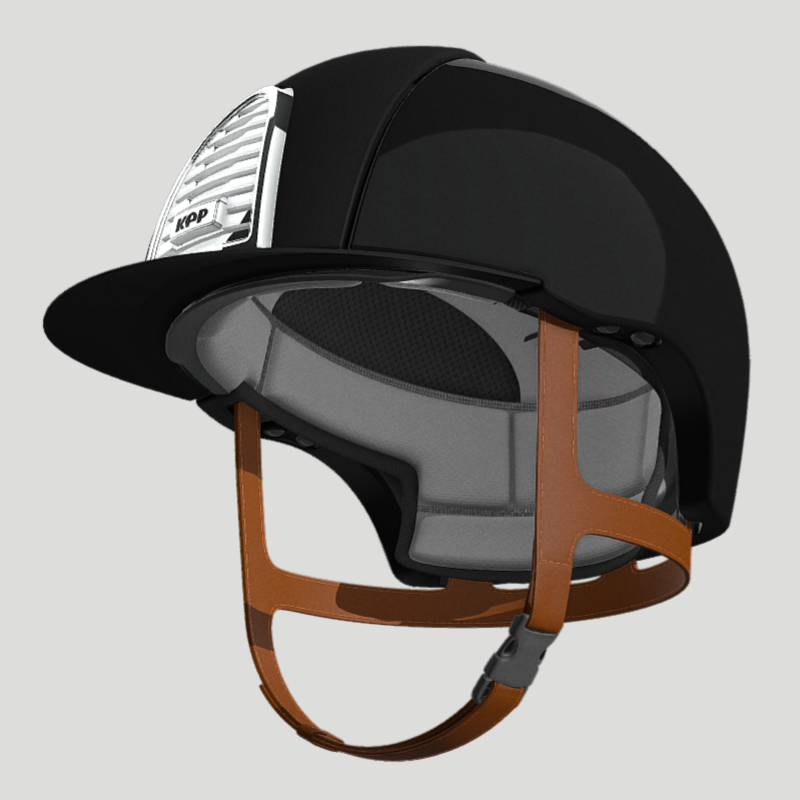 KEP Cromo 2.0 Polish/Textile Helmet with Beige Harness