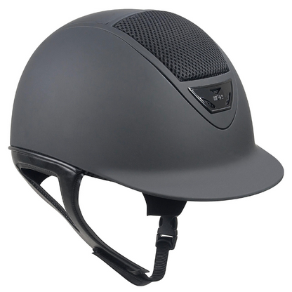 IRH IR4G XLT Premium Show Long Oval Helmet, Matte Black/Matte Frame 