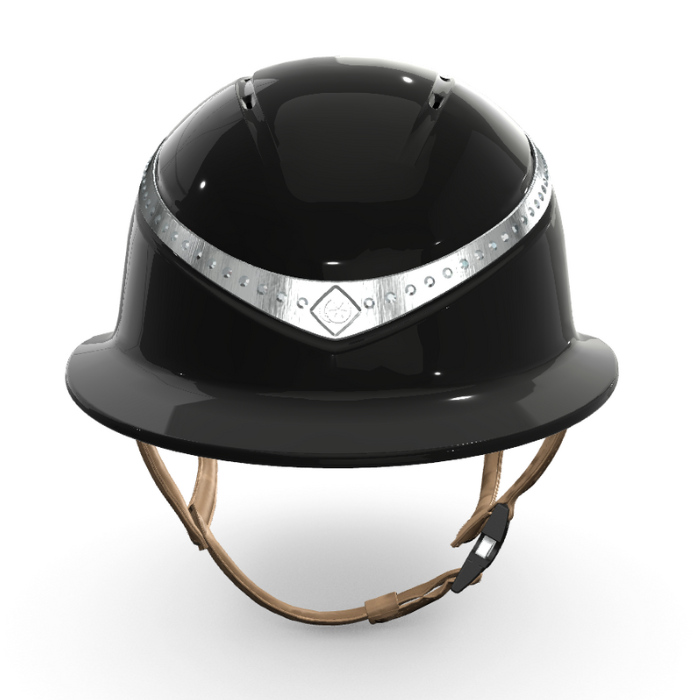 Charles Owen HALO LUXE CX Black Gloss Constellation Crystal Ring