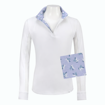 R.J. Classics Maddie Jr. 37.5® Show Shirt, Lavender Unicorns