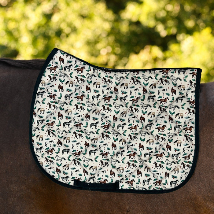 Dreamers & Schemers Holiday Saddle Pads
