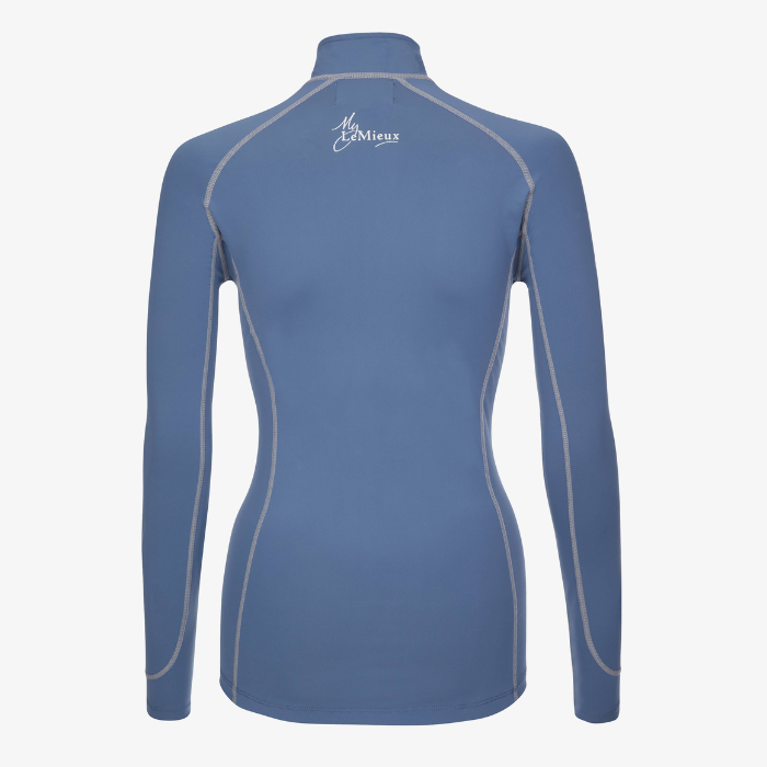 LeMieux 1/4 Zip Base Layer, Ice Blue