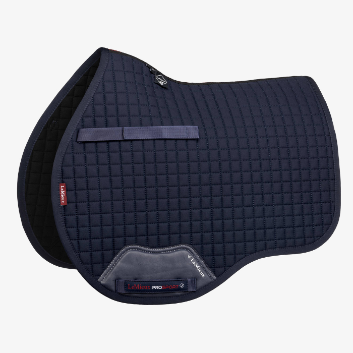 LeMieux Cotton GP Square Saddle Pad, Navy