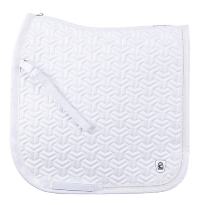 Cavallo Caval Cool Comfort Dressage Saddle Pad, White