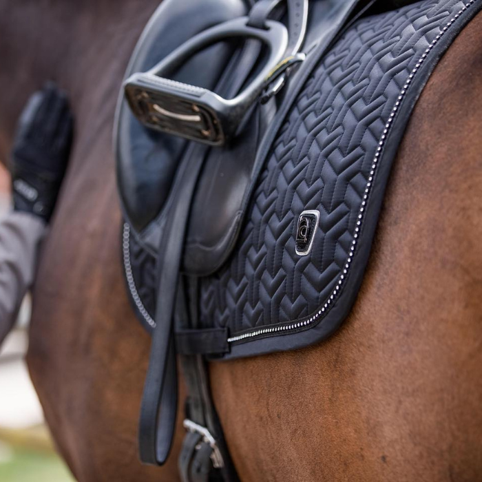 Cavallo Caval Cool Comfort Dressage Saddle Pad, Dark Blue