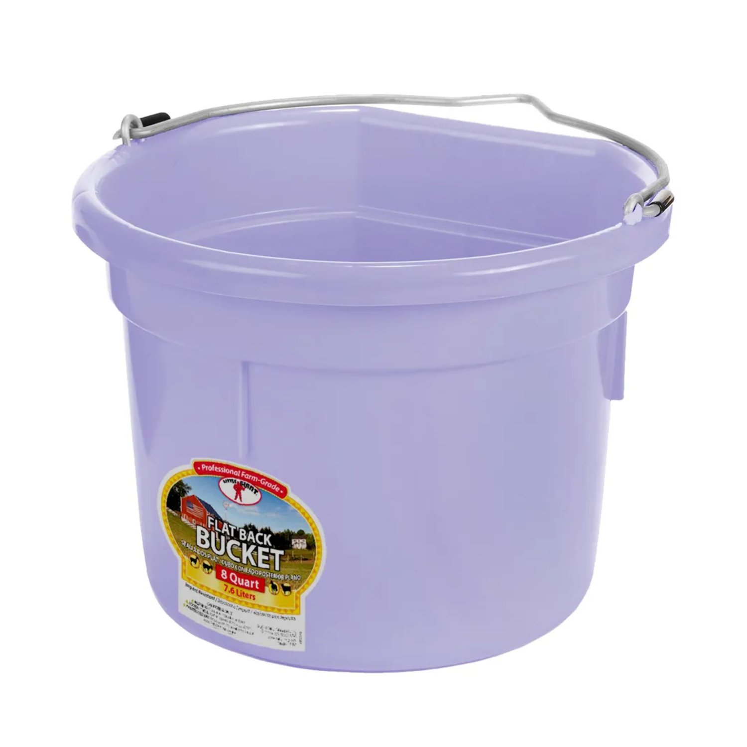 Bucket-8 Qt F/B Duraflex Lavender