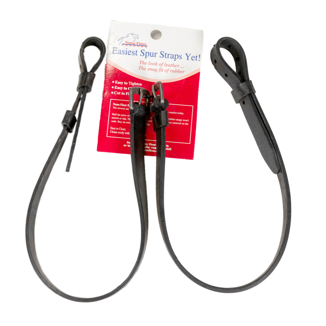 Nunn Finer Easiest Spur Straps,  Black