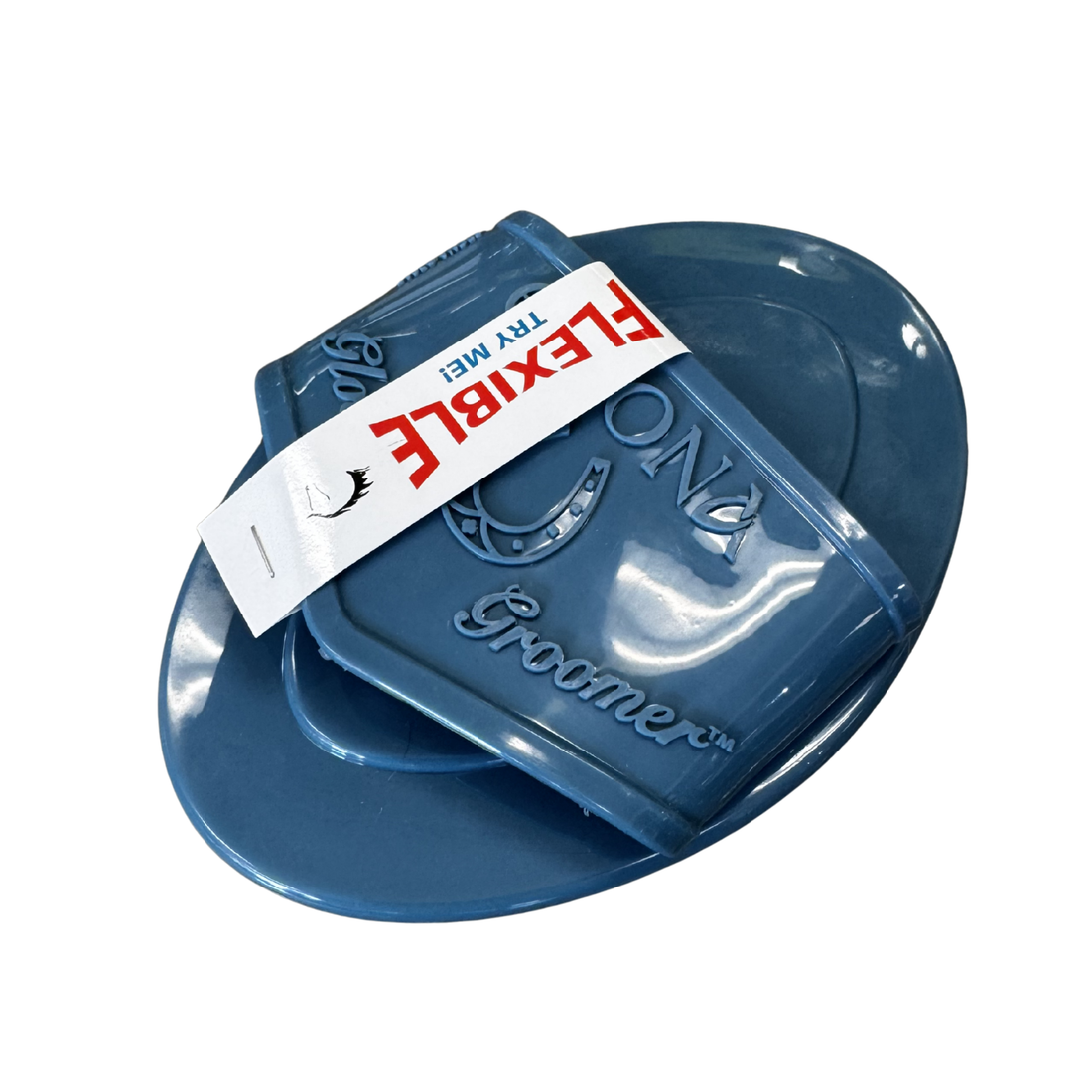 Epona Flexible Glossy Groomer Curry, Nobel Blue