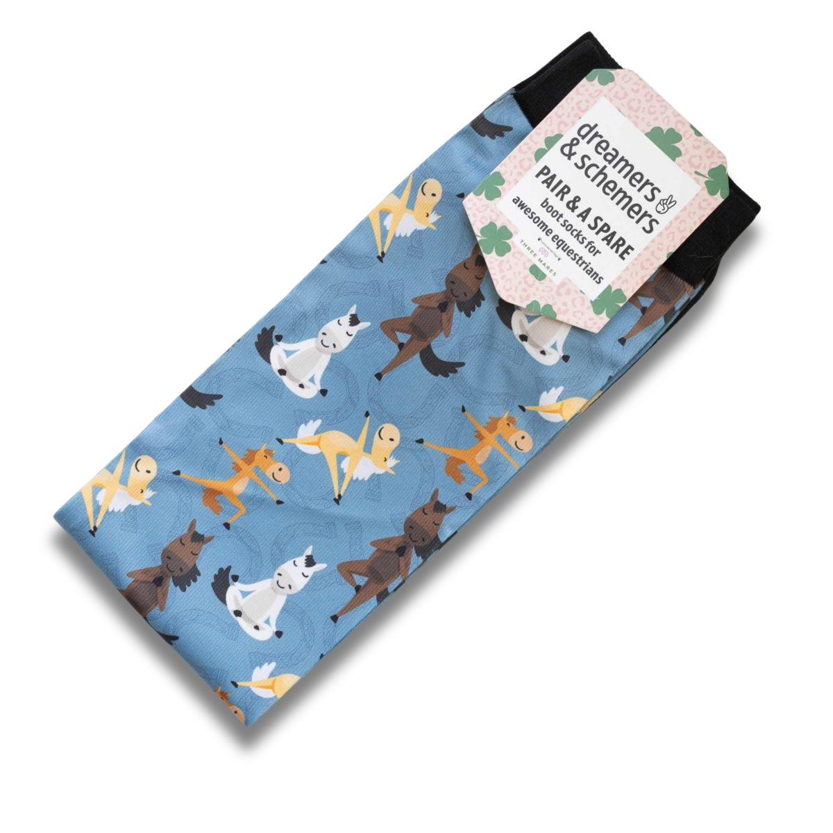 Dreamers &amp; Schemers Pony Pilates Pair &amp; A Spare Boot Socks