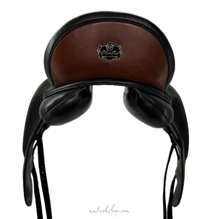 Used 18" DP Nova Flex Duette DL Monoflap Dressage Saddle