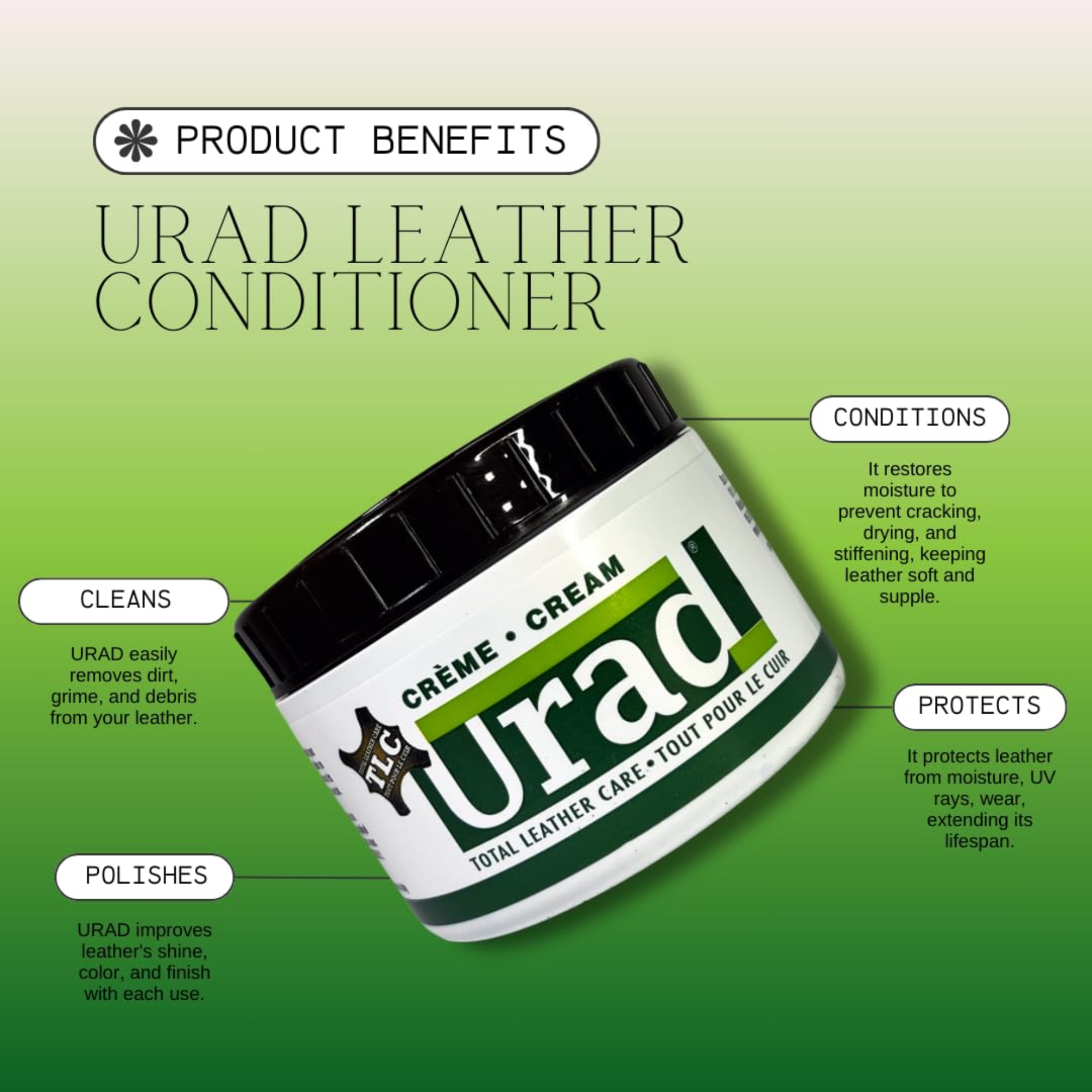 Urad Boot Polish  7oz