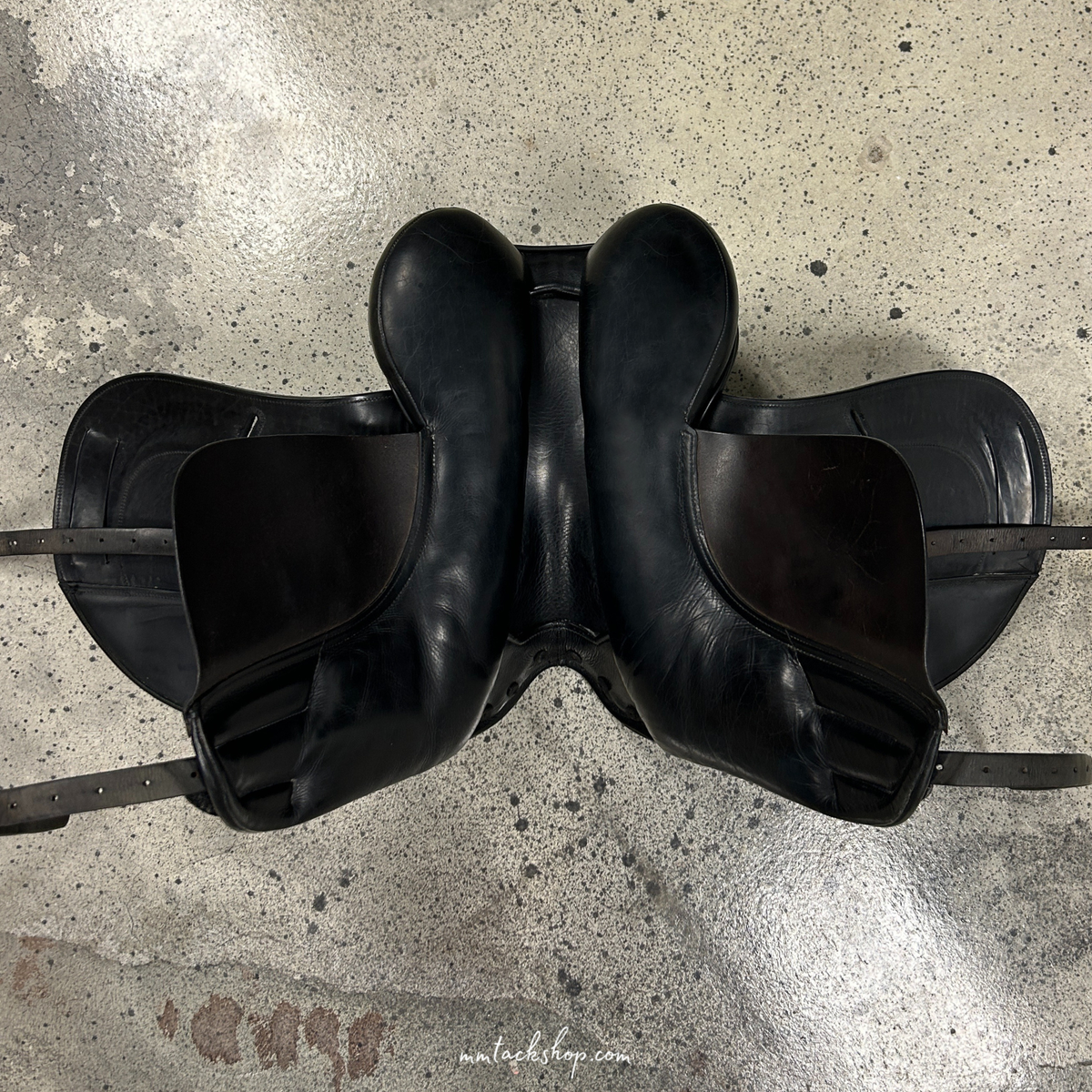 Used 18" Aires de Haute by Equine Inspired Dressage Saddle, Crafted By Frank Baines