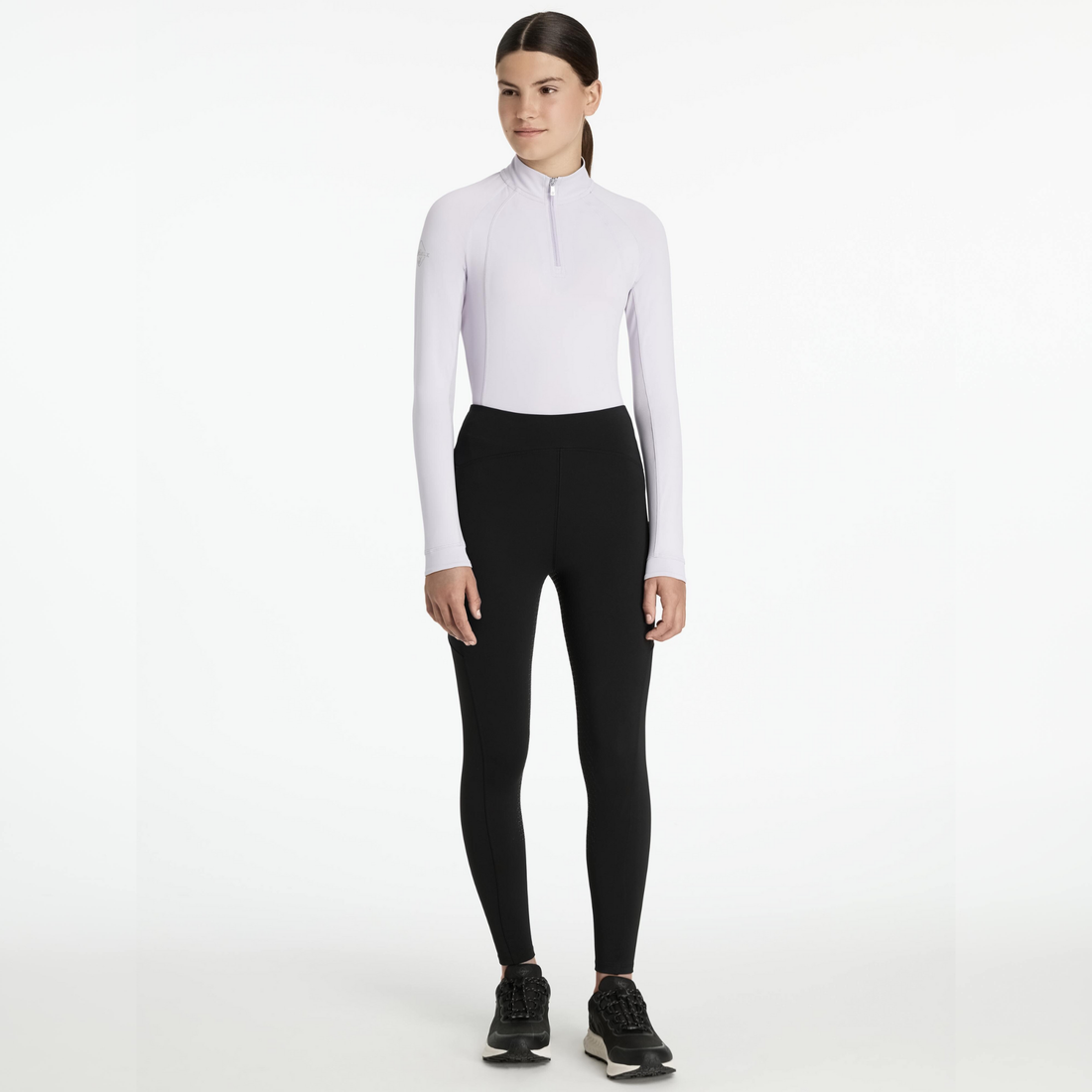 LeMieux Young Rider Nell Brushed Pull Ons, Black