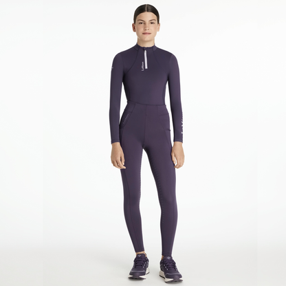 LeMieux Young Rider Orla Pull On Tights, Juniper