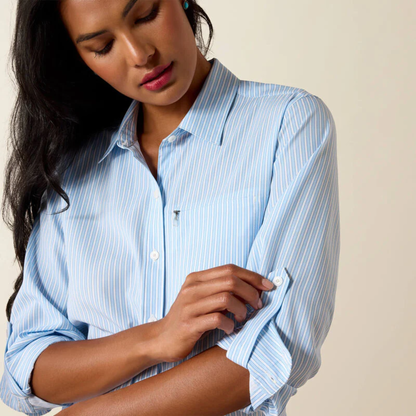 Ariat VentTEK Shirt, Nantucket Breeze Railroad Stripe