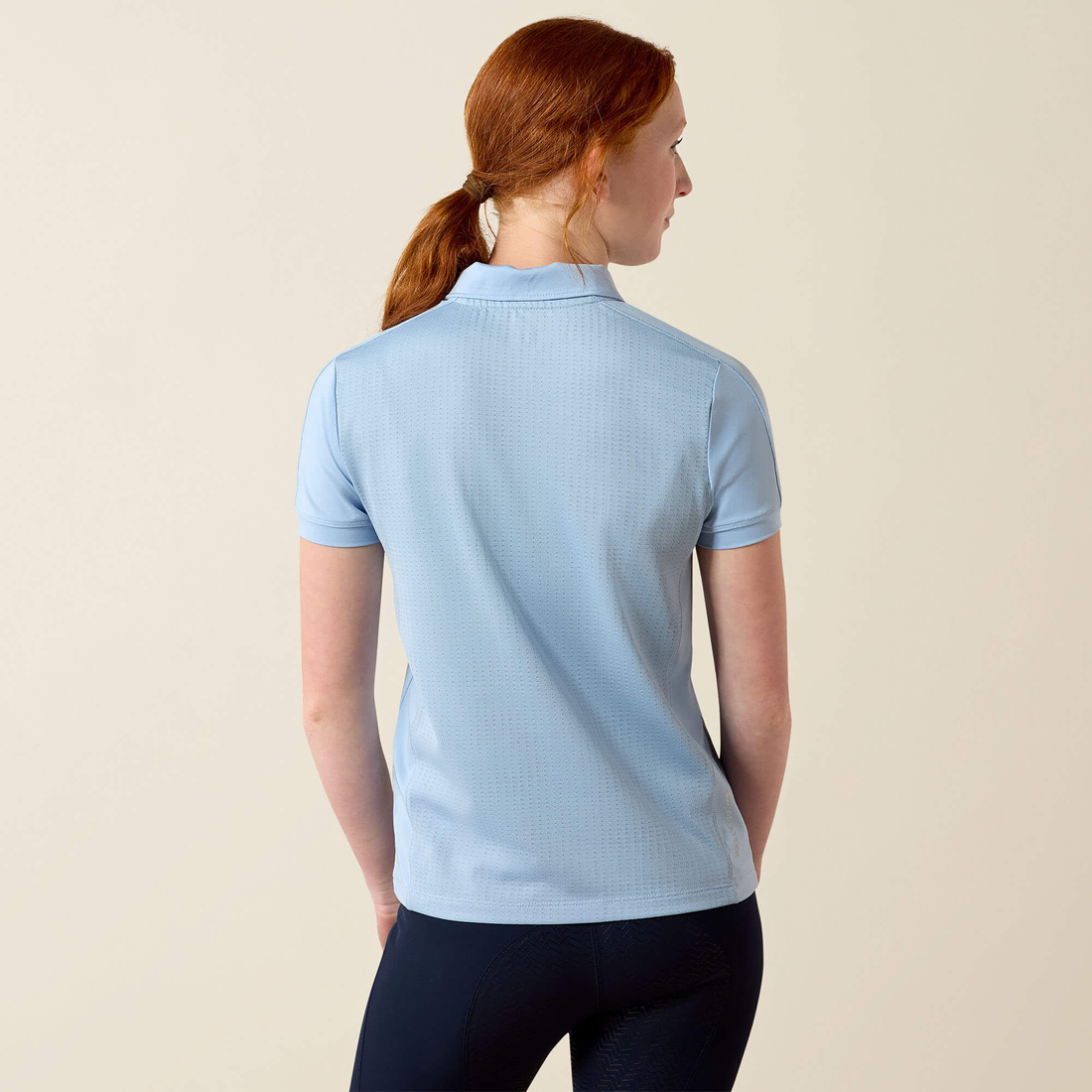 Ariat Youth Bandera 1/4 Zip Polo, St. Tropez