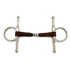 AJR Sport Pony Leather Hinge Full Cheek Bit on a white background.