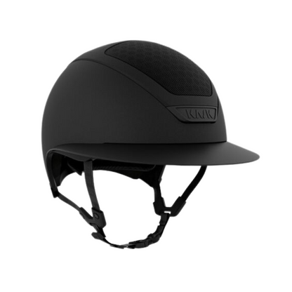 Black KASK Star Lady Hunter equestrian riding helmet with a visible "KASK" brand logo on a white background