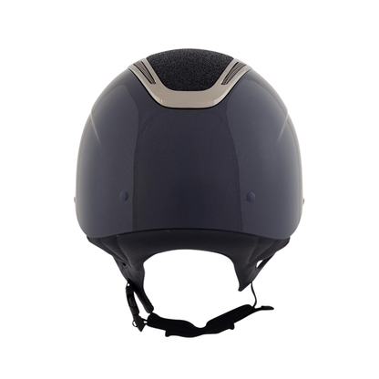 BR Equestrian Zeta Sparkling Helmet, Navy Gunmetal