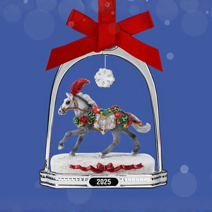 Breyer 2025 &quot;Chirstmas in Bloom&quot; Stirrup Ornament