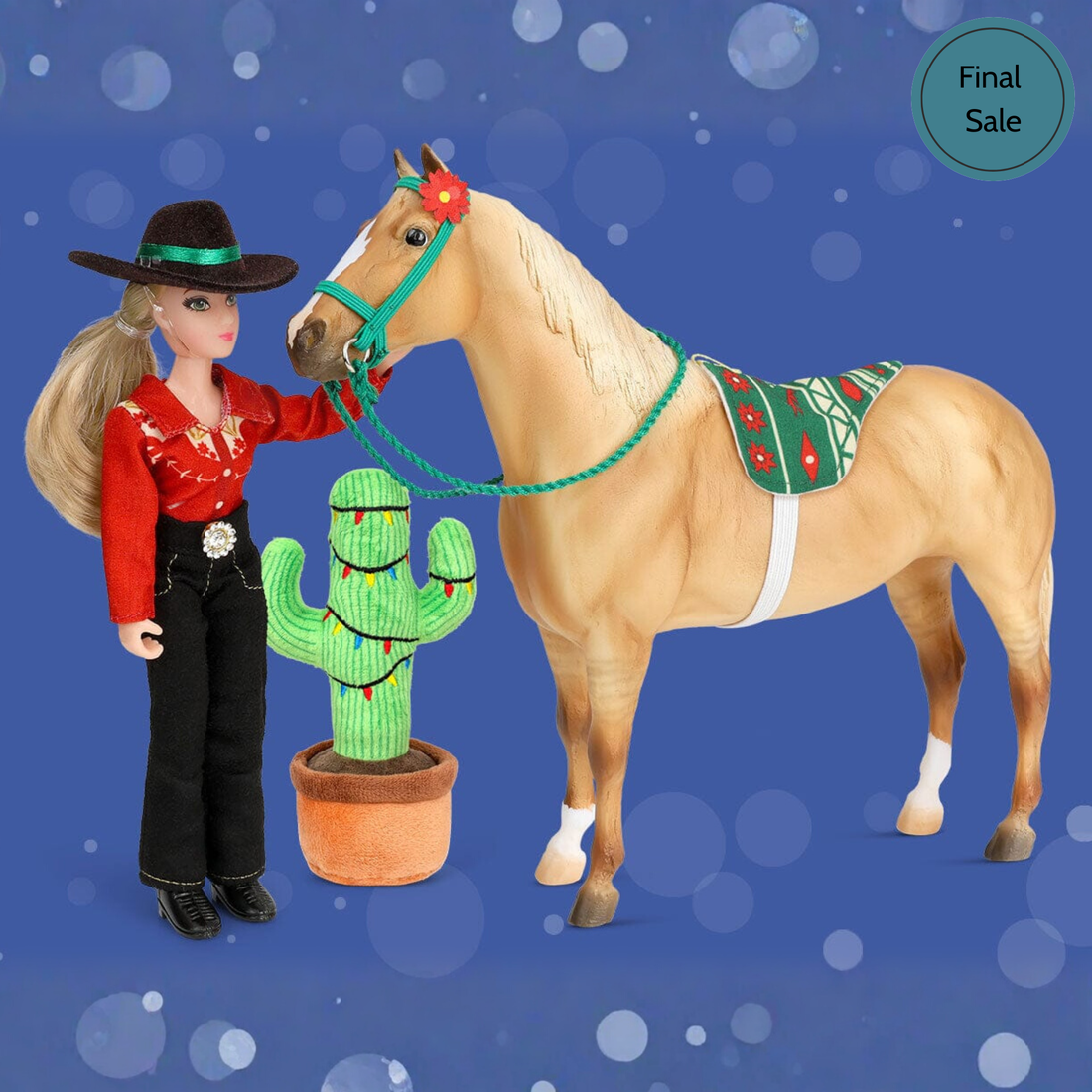 Breyer 2025 Holiday Trail Ride Playset
