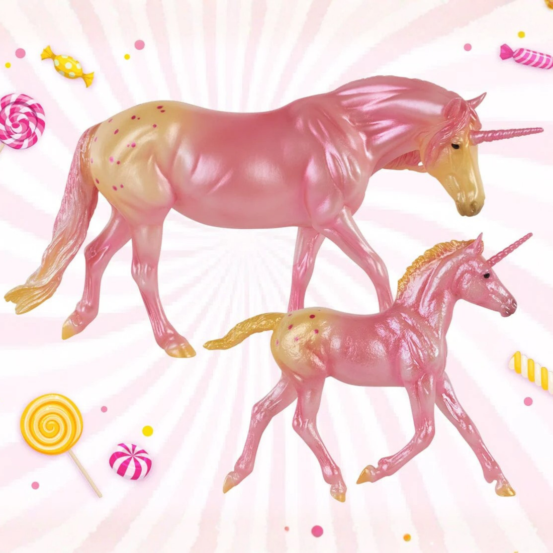 Breyer Candy Delights Unicorn &amp; Foal Set