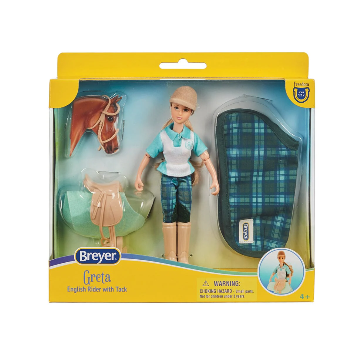 Breyer Freedom Series Rider Greta, English Rider &amp; Tack