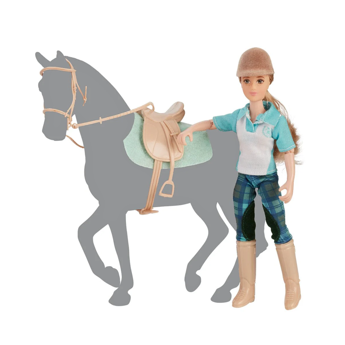 Breyer Freedom Series Rider Greta, English Rider &amp; Tack