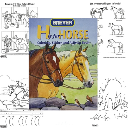 Breyer H is for Horse Coloring Book