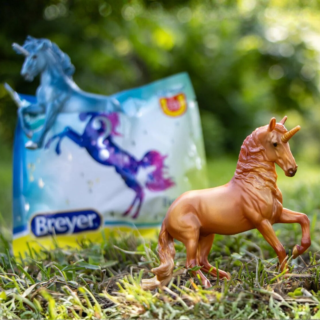 Breyer Mystery Unicorn Surprise: Fire &amp; Ice 