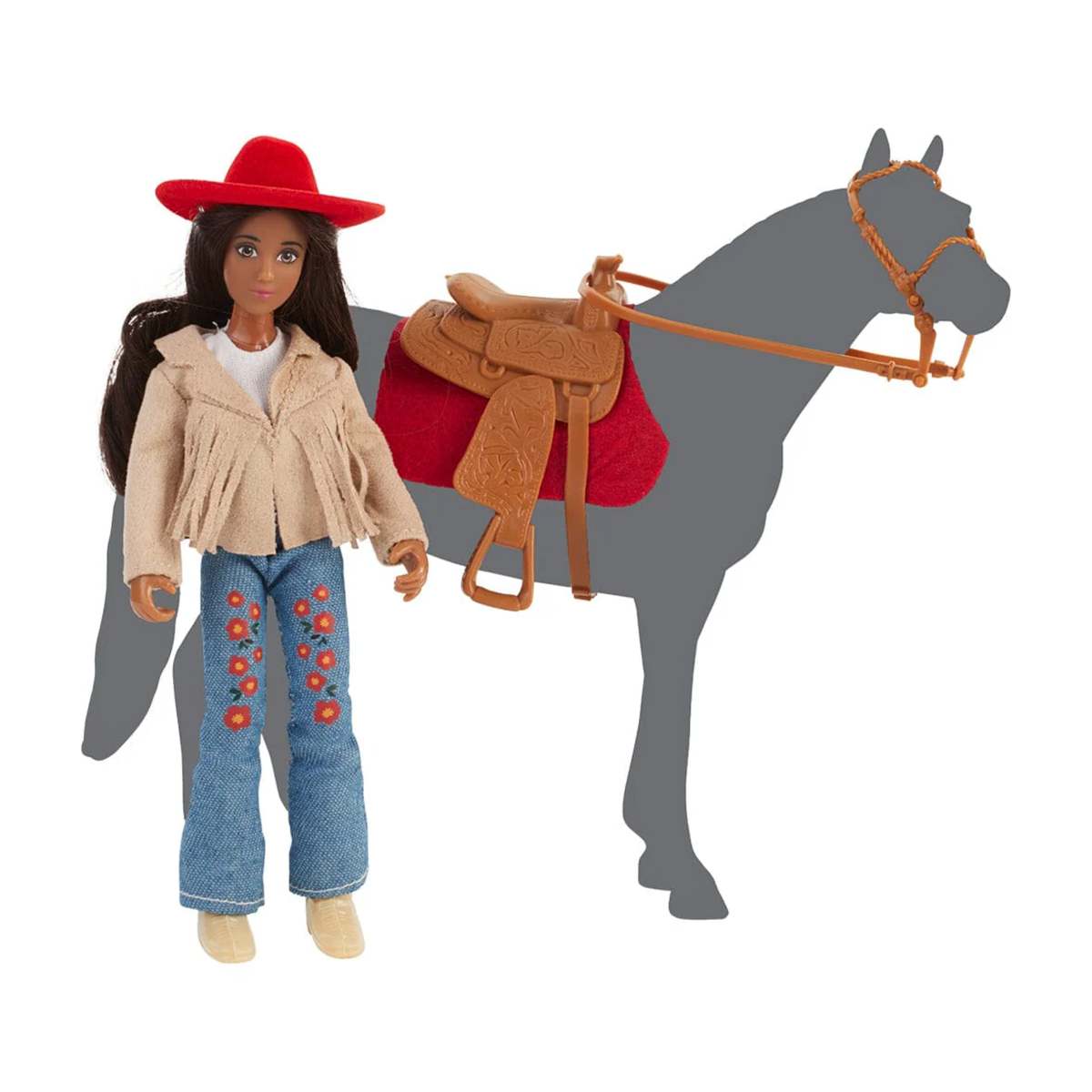 Breyer Freedom Series Rider Sylvie, Western Rider &amp; Tack