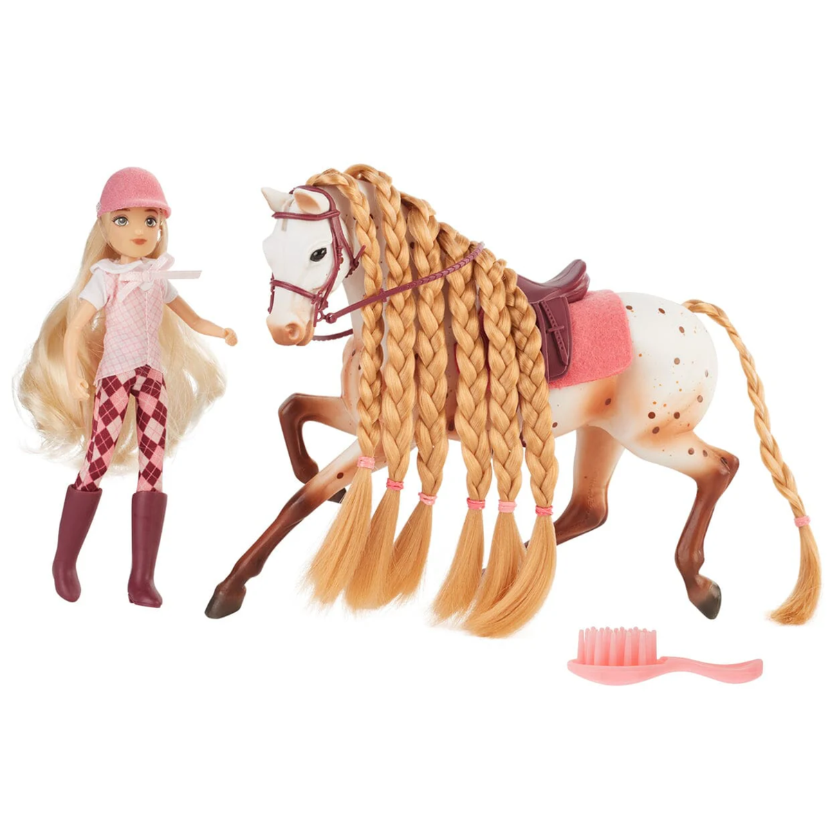 Breyer Freedom Series Tess &amp; Birdie, English Rider with Horse