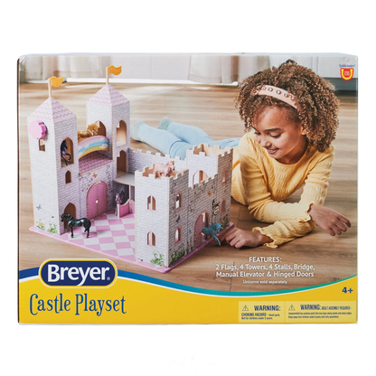 Breyer Stablemates Unicorn Magic Deluxe Wood Castle