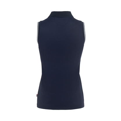Cavallo CavalBua Sleeveless Polo Shirt, Dark Blue