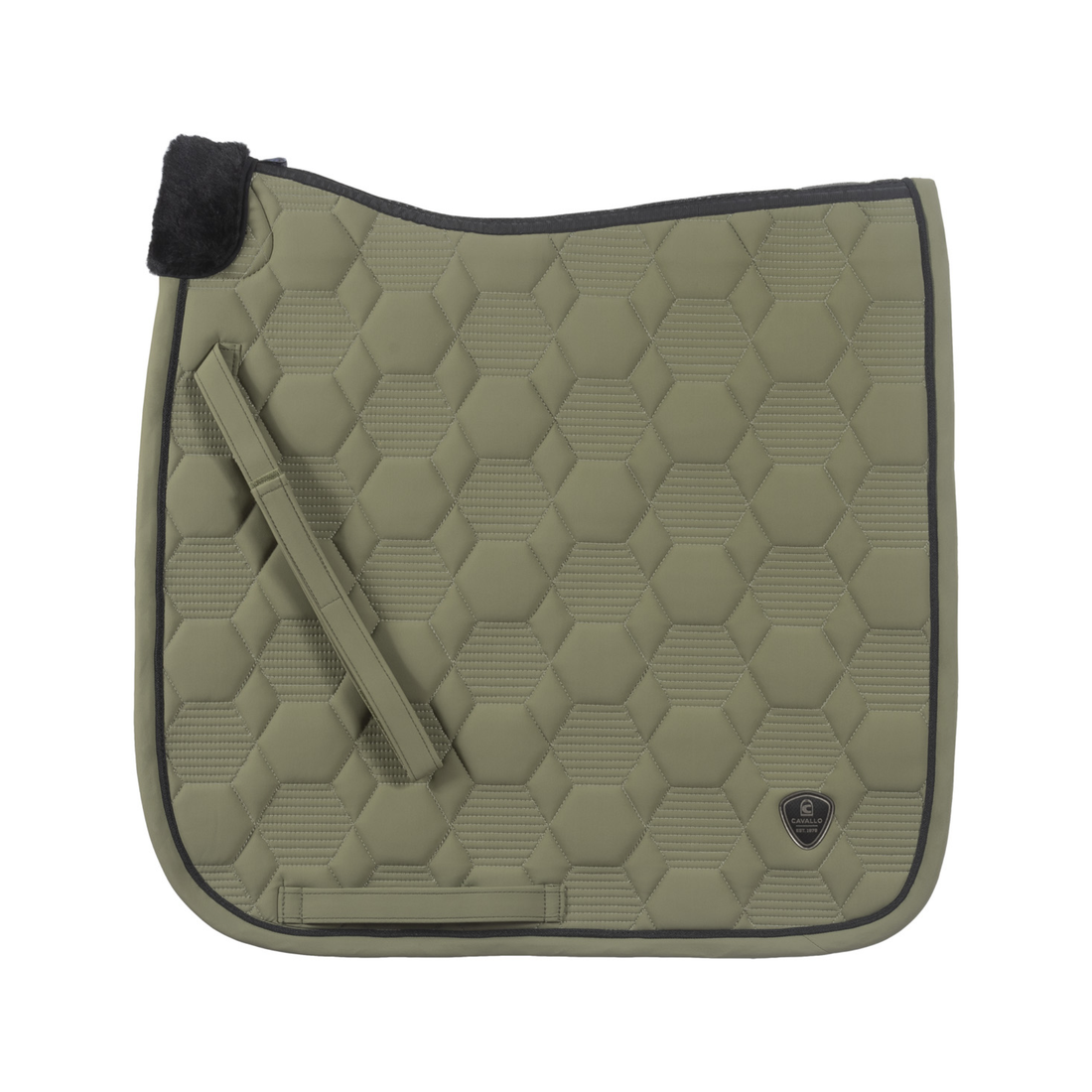 Cavallo Pino Dressage Pad, Tea Leaf