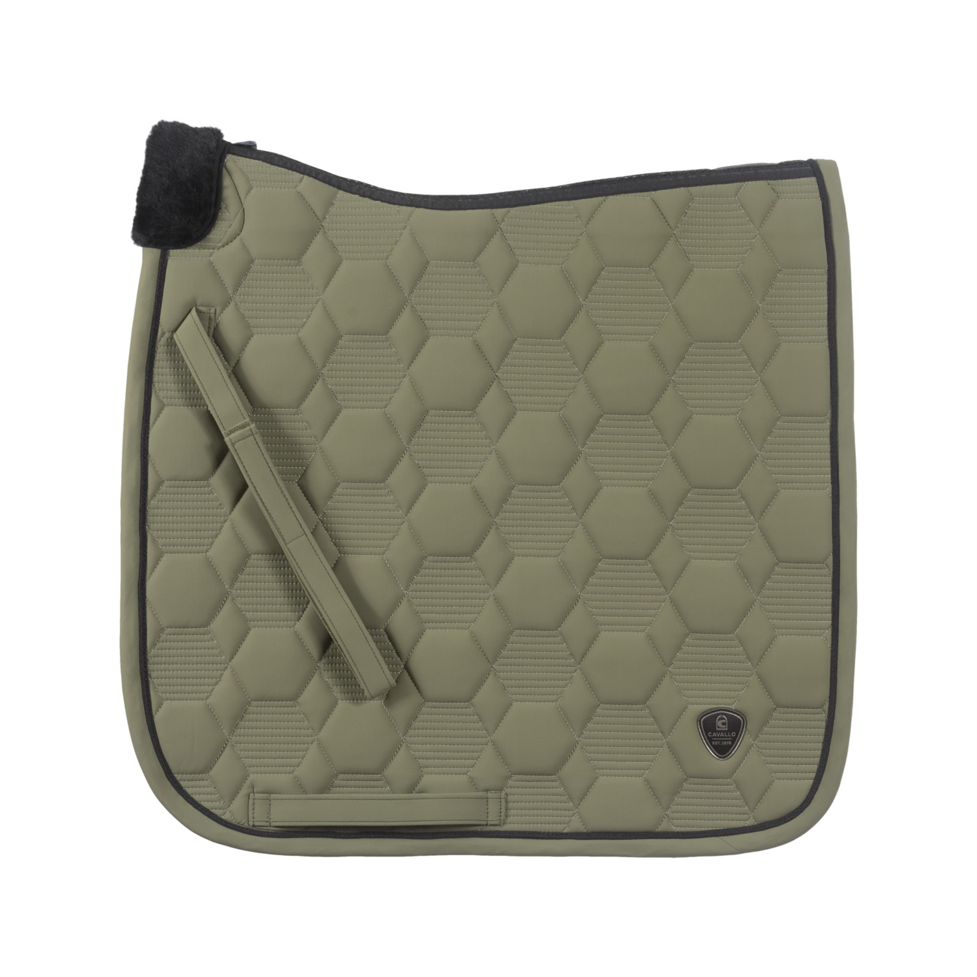Cavallo Pino Dressage Pad, Tea Leaf