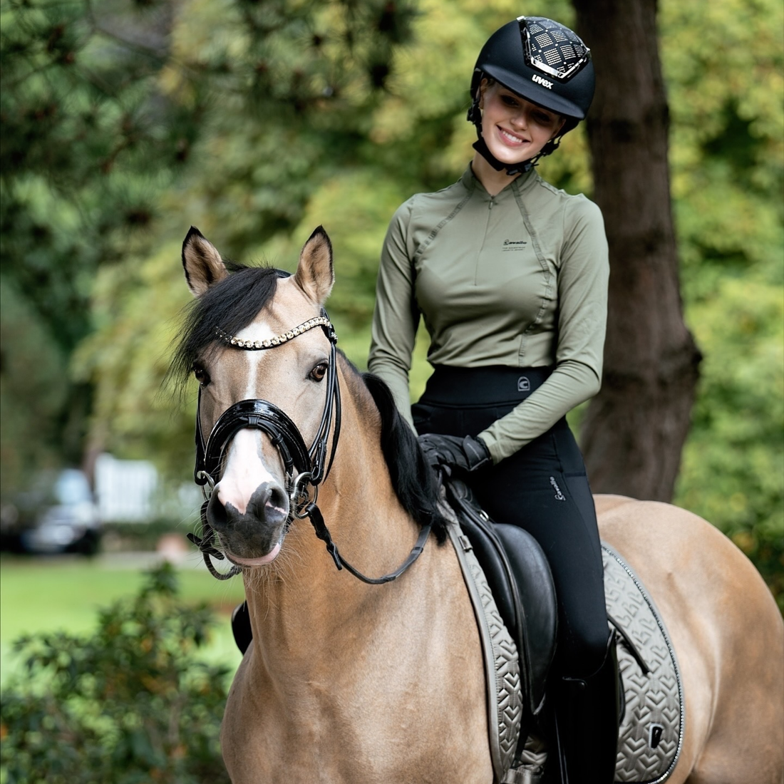 Cavallo Reyna Long Sleeved Shirt, Tea Leaf