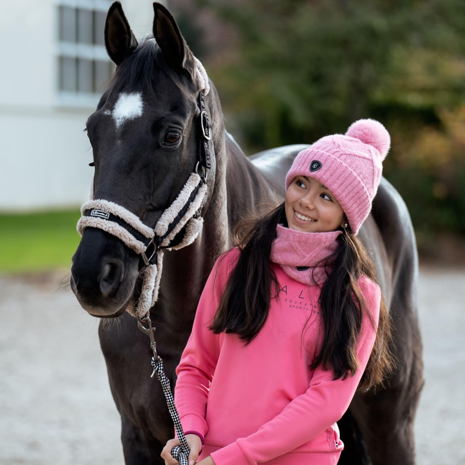 Cavallo Ria Knitted Hat Blush Melange