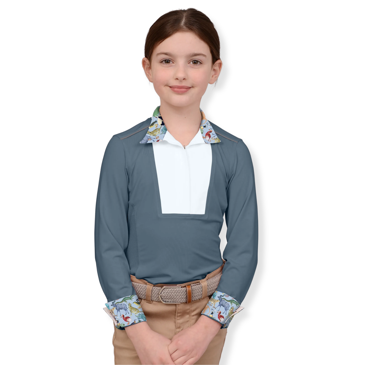Chestnut Bay SkyCool Liberty Youth Show Shirt, Mirage