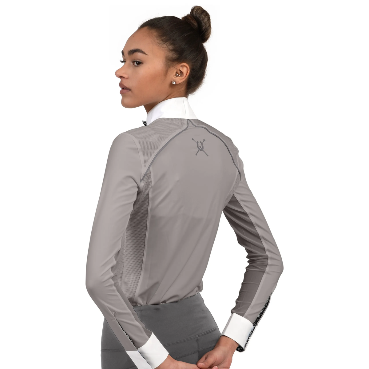 Chestnut Bay SkyCool Liberty Show Shirt, Ash