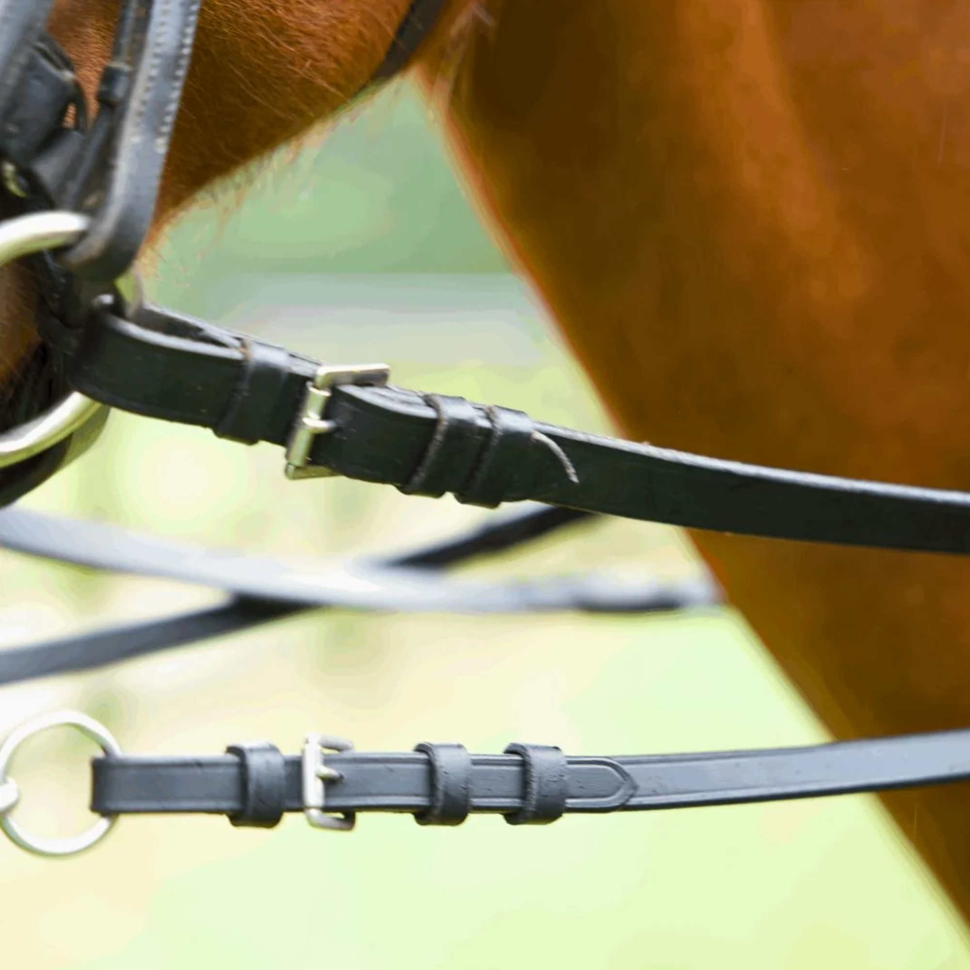 Correct Connect Sure Grip CURB Reins with Stops