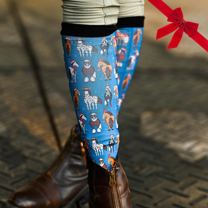 Dreamers &amp; Schemers Jingle All The Way Youth Pair &amp; A Spare Boot Socks