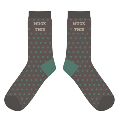 Dreamers &amp; Schemers Muck This Crew Socks