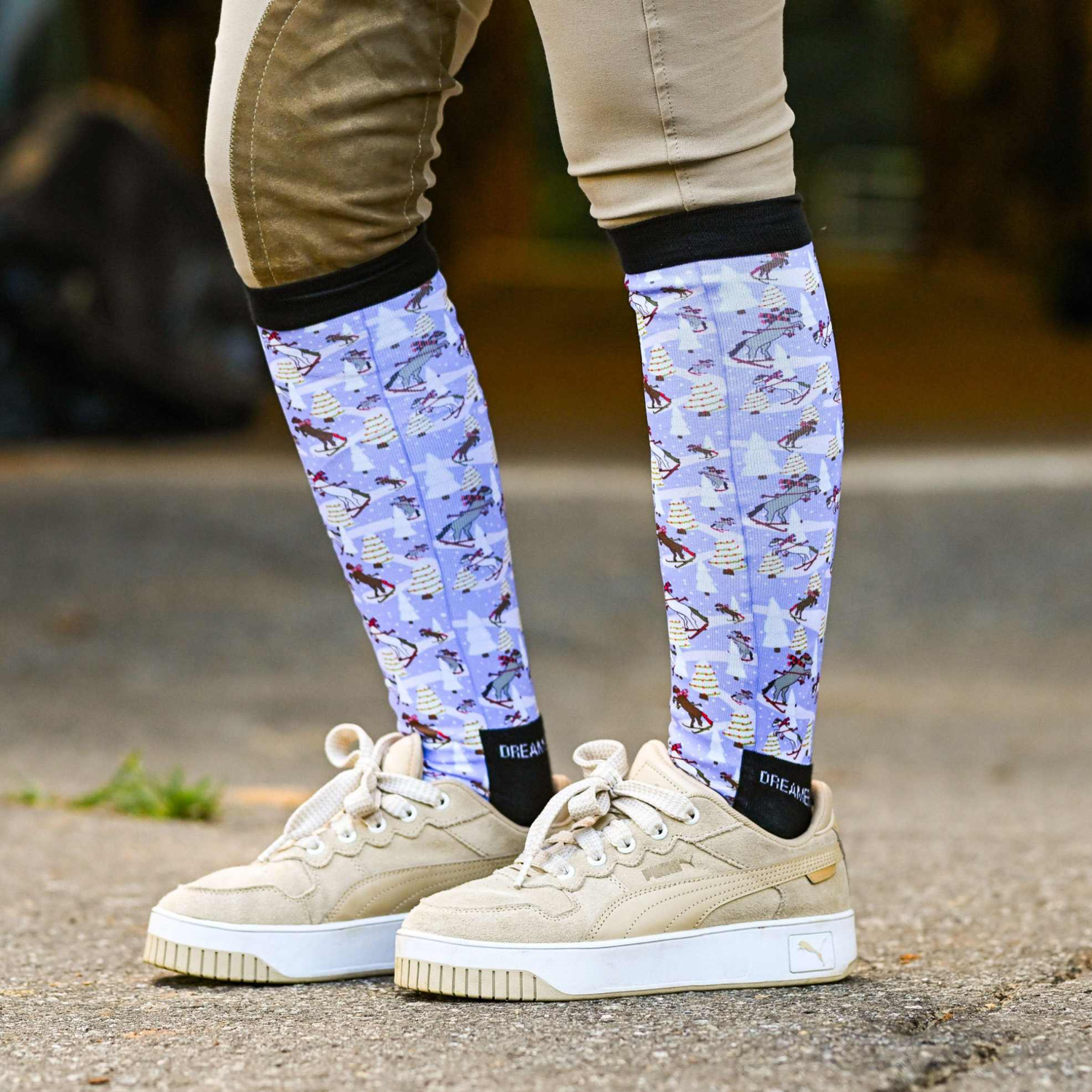 Dreamers &amp; Schemers Ski You Later Pair &amp; A Spare Boot Socks